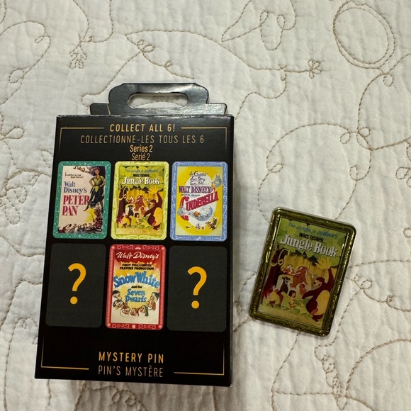 New with Box Disney Movie Poster Mystery Pin - Jungle Book - Picture 2 of 2